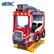 Kamyon Ponpye 4 chèz Fiberglass Swing jwèt