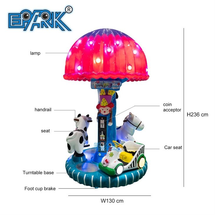 Fantasy Party Carousel Kiddie Ride